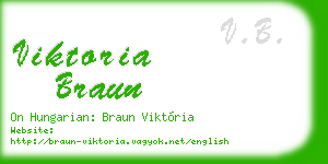 viktoria braun business card