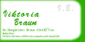 viktoria braun business card